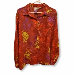 Anthony Original 60s/70s Style Mesh Blouse